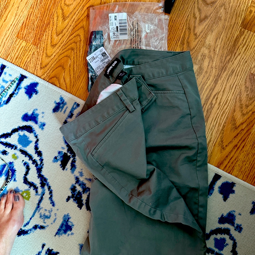 Gray Twill Pants